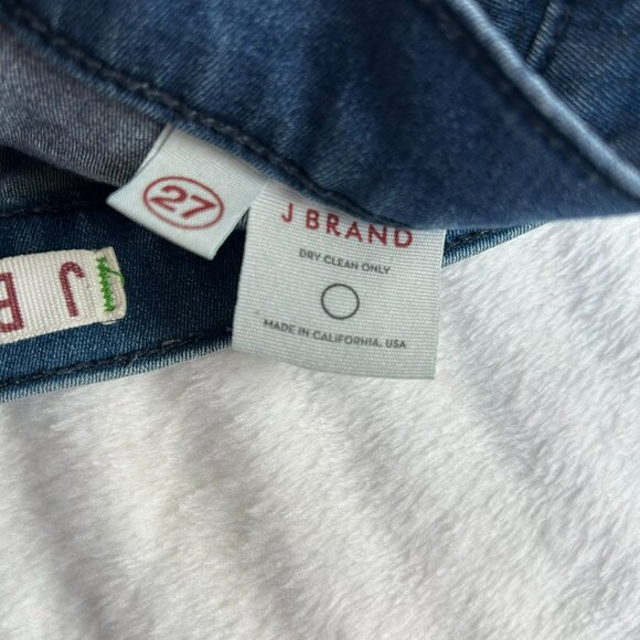 J Brand Women's Denim Medium Wash Mid Rise Waist Casual Skinny Jeans Blue 27 - Picture 7 of 11